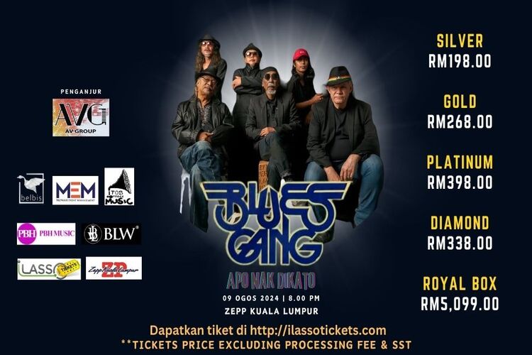 Blues Gang Ulang Tahun ke-50 Dengan Konsert Apo Nak Dikato